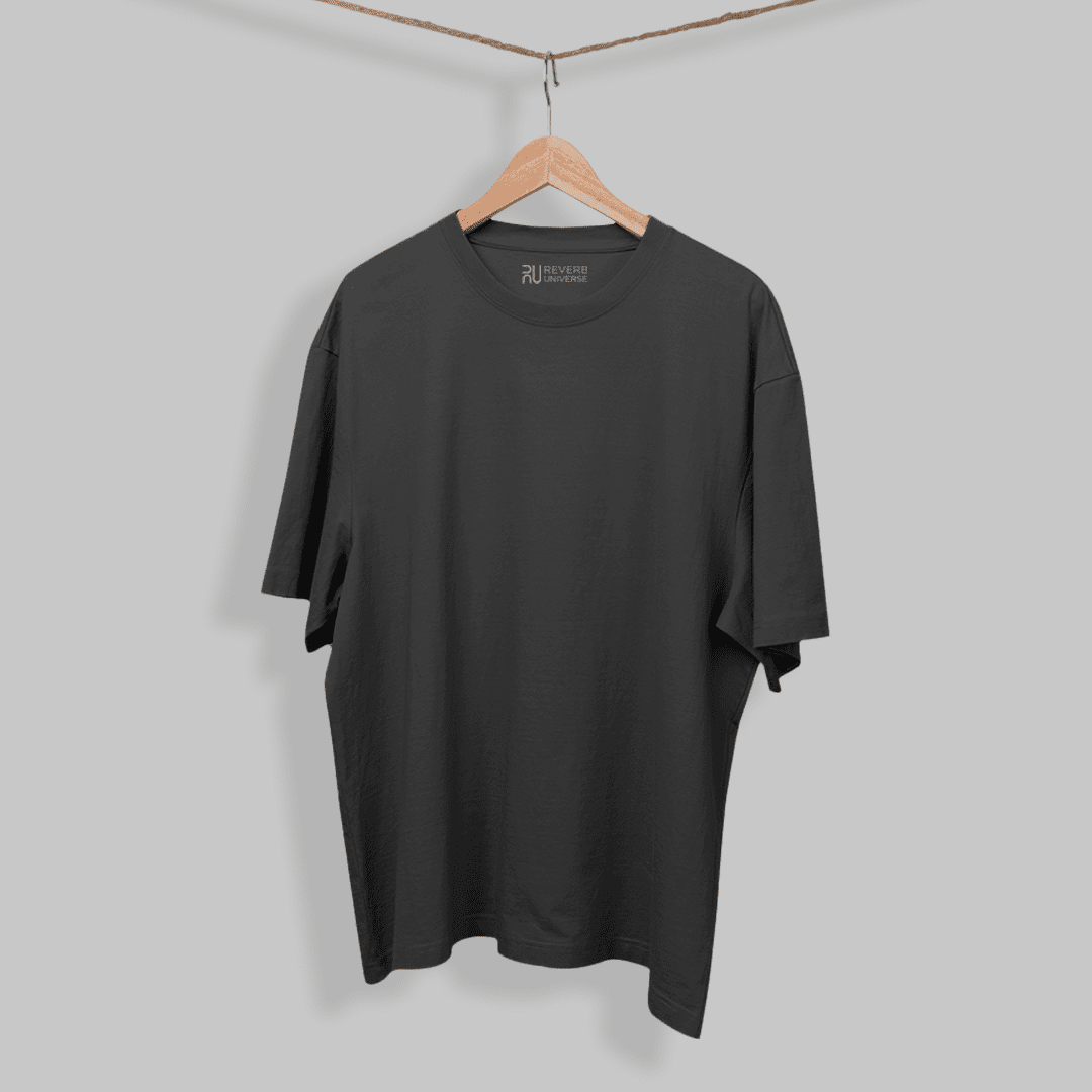 Black Drop Shoulder Unisex T-shirt