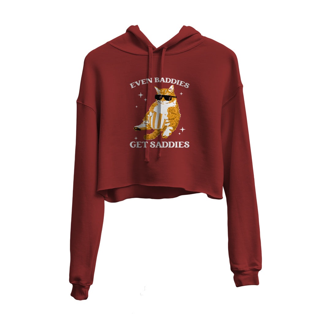 Even Baddies Graphic Cropped Hoodie