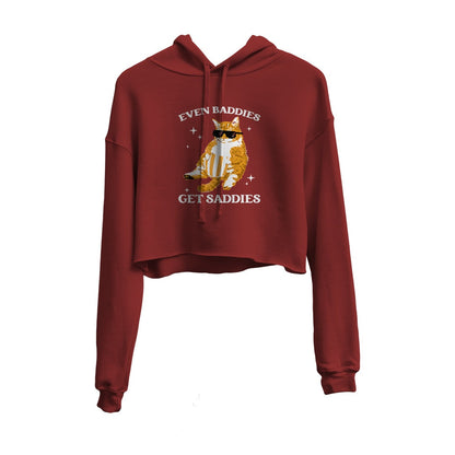 Even Baddies Graphic Cropped Hoodie