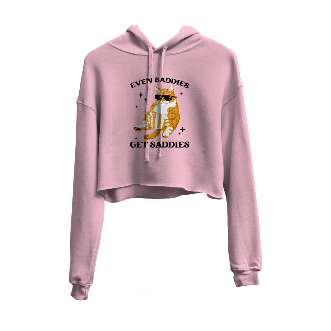 Even Baddies Graphic Cropped Hoodie