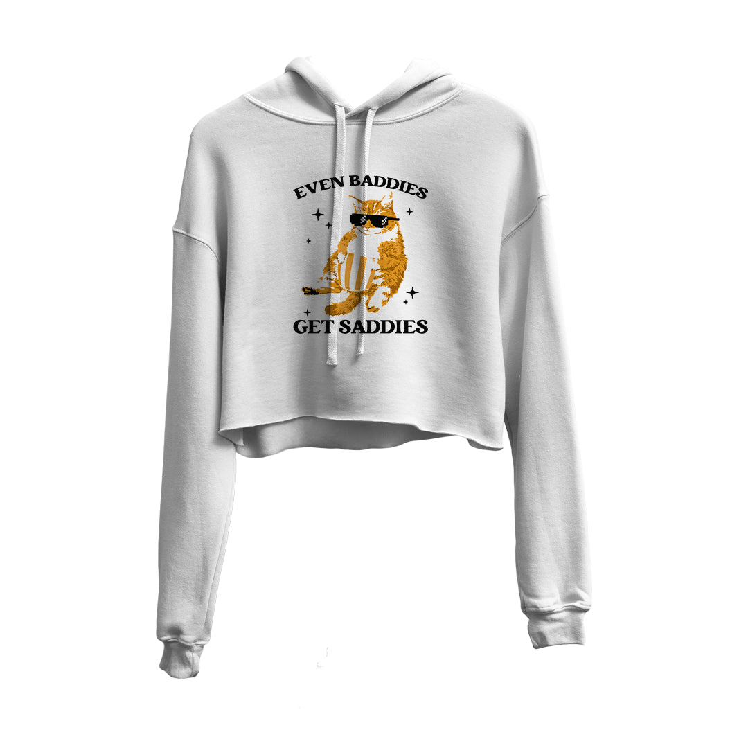 Even Baddies Graphic Cropped Hoodie