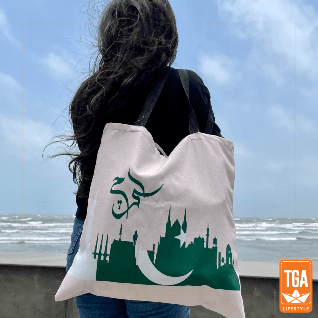 Karachi Skyline Tote Bag