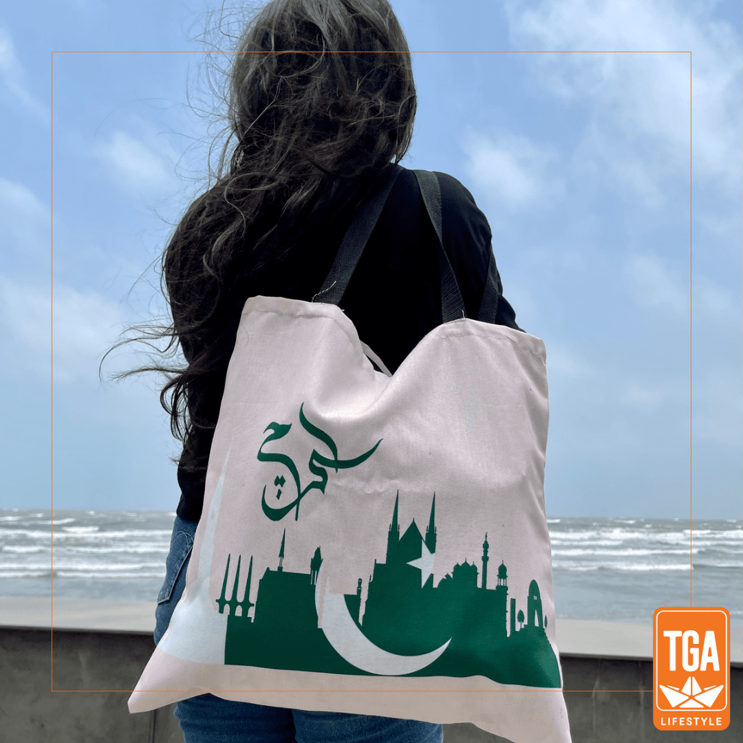 Karachi Skyline Tote Bag
