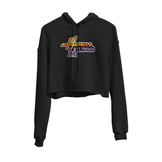 Having a Meltdown Graphic Cropped Hoodie