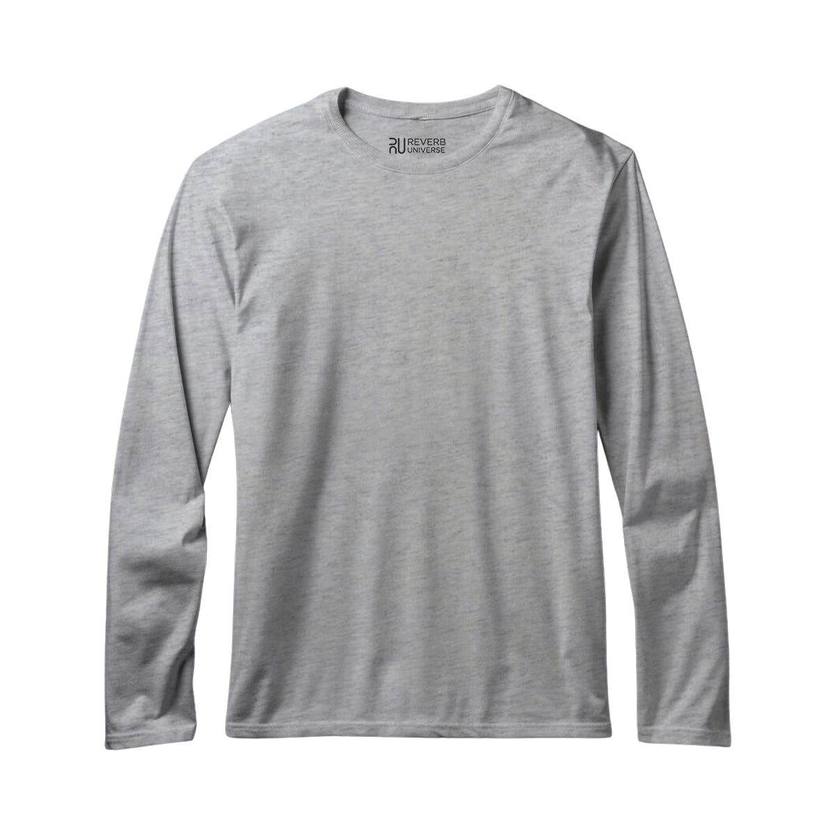 Heather Grey Basic Unisex Full Sleeve T-shirt