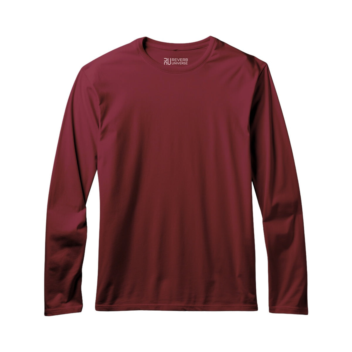 Maroon Basic Unisex Full Sleeve T-shirt