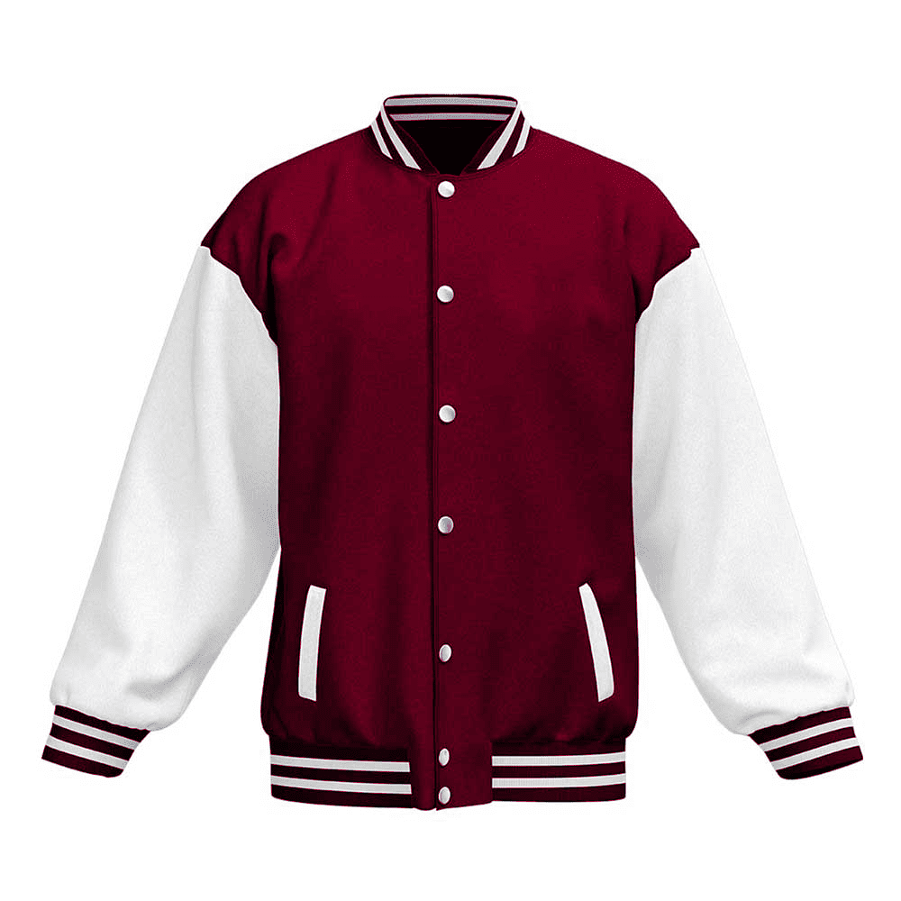 Maroon Varsity Jacket - Unisex