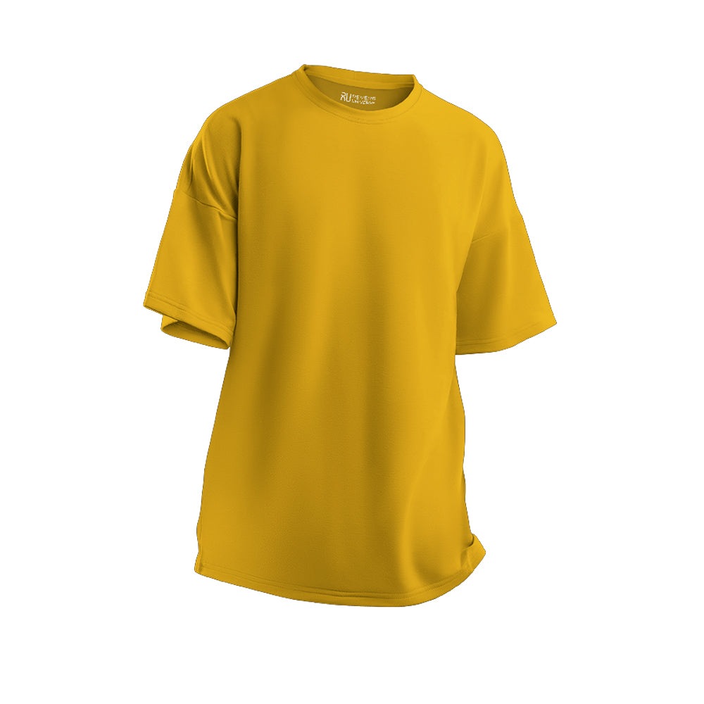 Mustard Drop Shoulder Tee