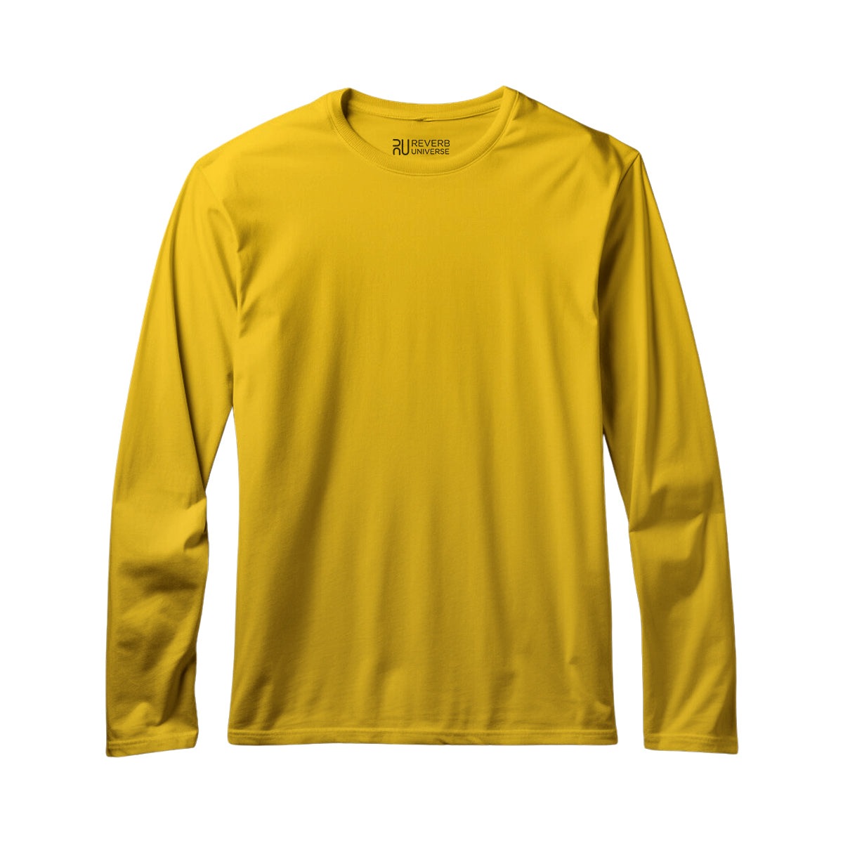 Mustard Basic Unisex Full Sleeve T-shirt