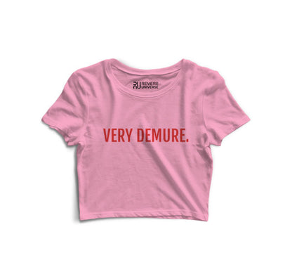 Very demure Graphic Crop Top