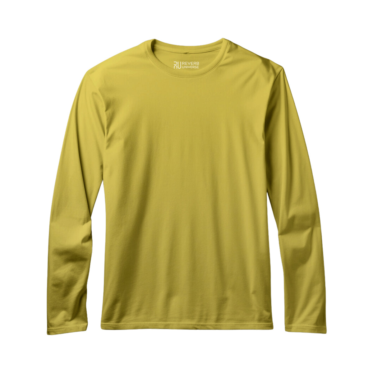 Yellow Basic Unisex Full Sleeve T-shirt