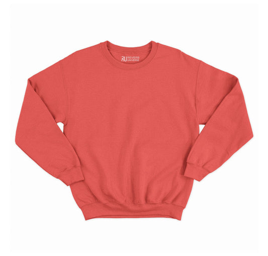 Women's Basic Red Sweatshirt