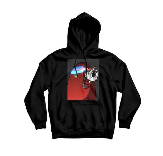 Among Us Red Imposter Graphic Unisex Hoodie