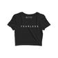 Fearless Graphic Crop Top