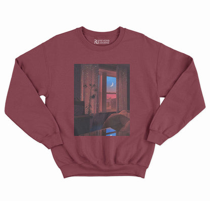 Moonlight View Graphic Sweatshirt