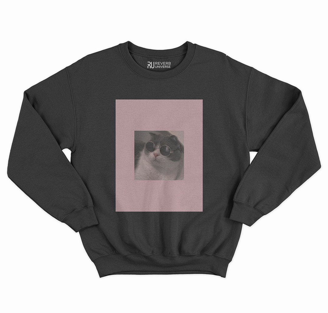 Dapper Cat Graphic Sweatshirt