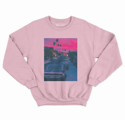 Retro Evening Graphic Sweatshirt