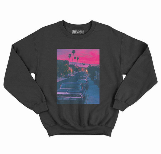 Retro Evening Graphic Sweatshirt