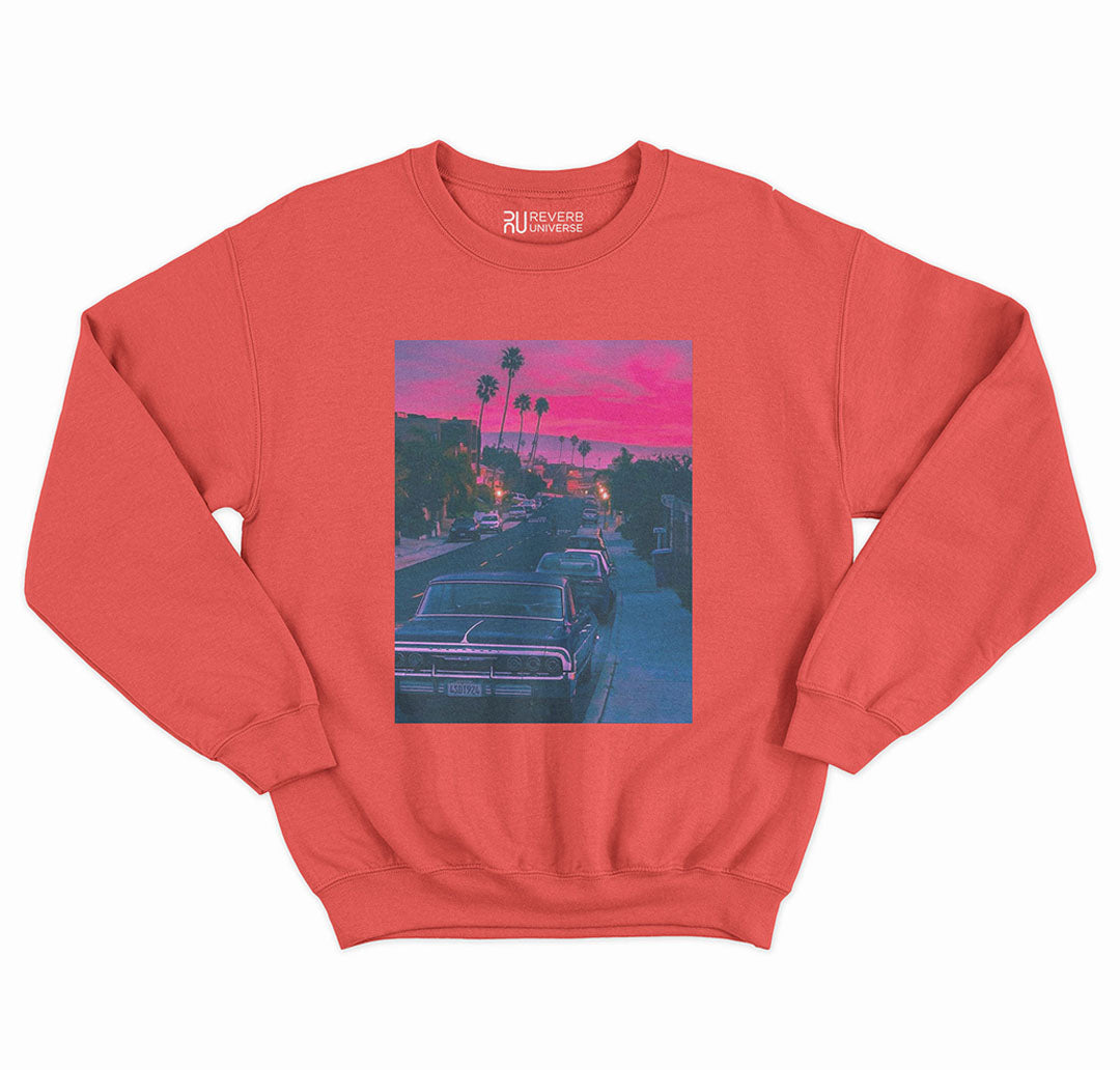 Retro Evening Graphic Sweatshirt