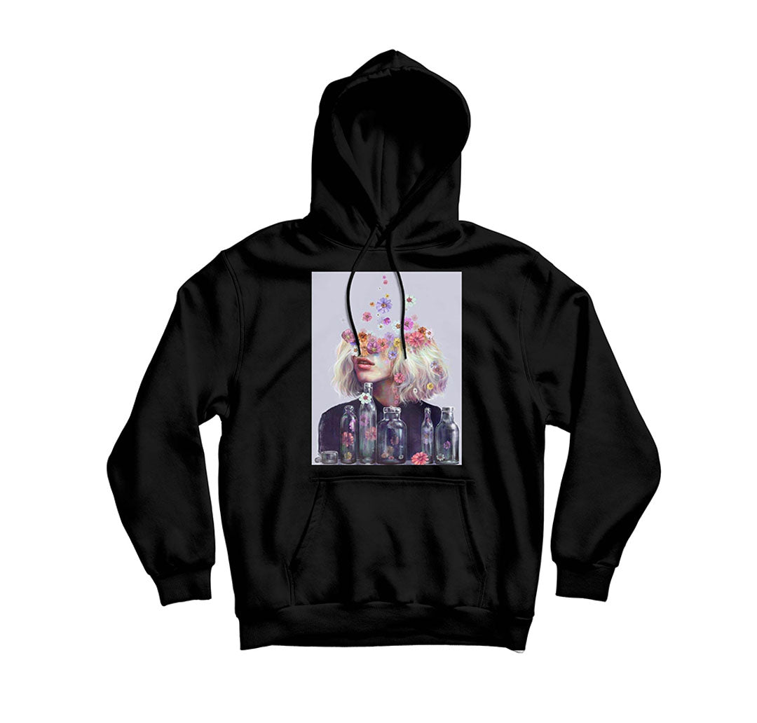 Flower Head Graphic Unisex Hoodie