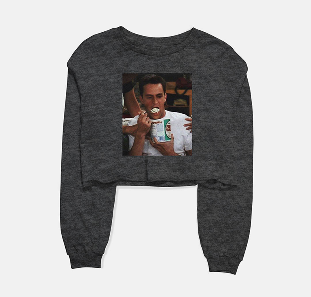 Chandler Being Chandler Graphic Cropped Sweatshirt