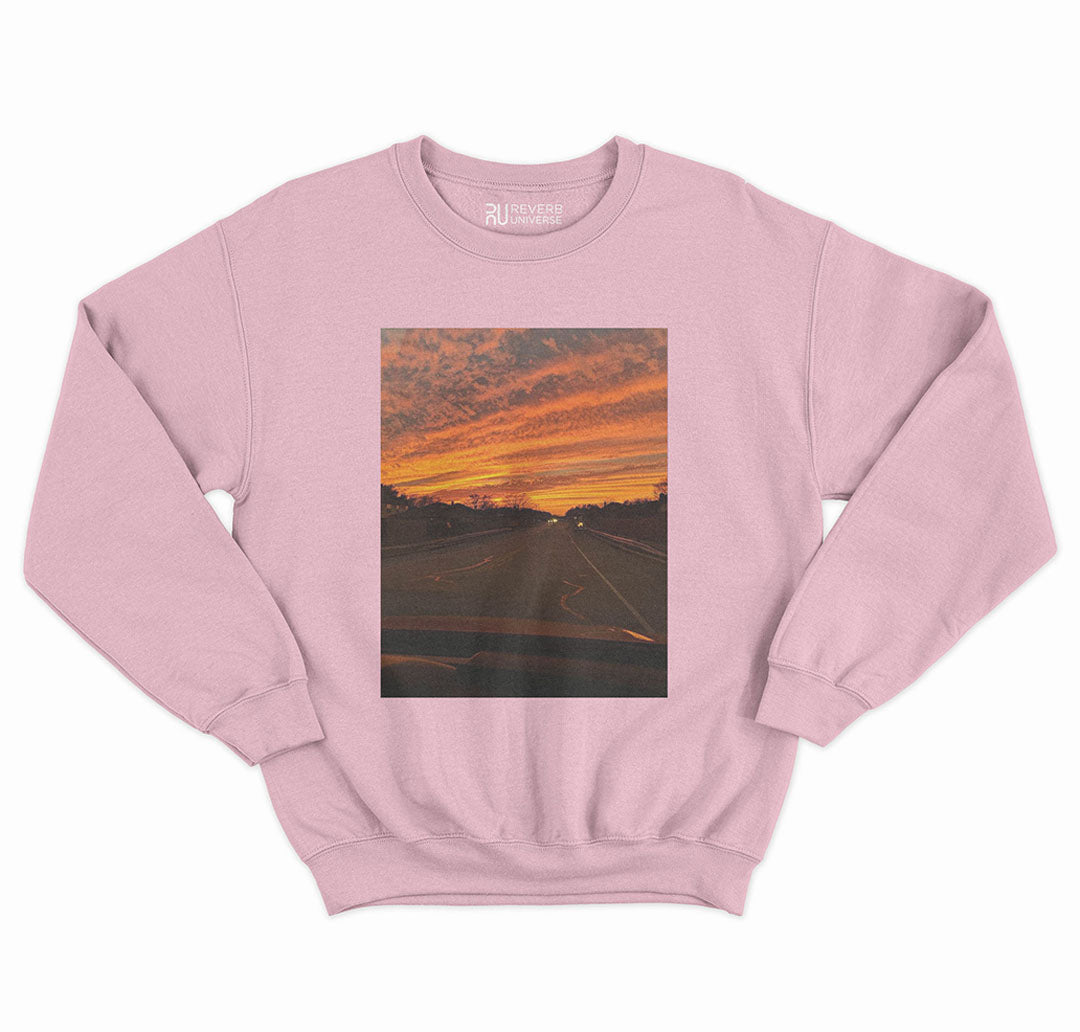 A Serene Sunset Graphic Sweatshirt