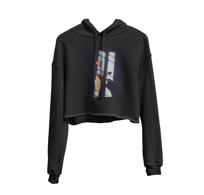 It's For You Graphic Cropped Hoodie