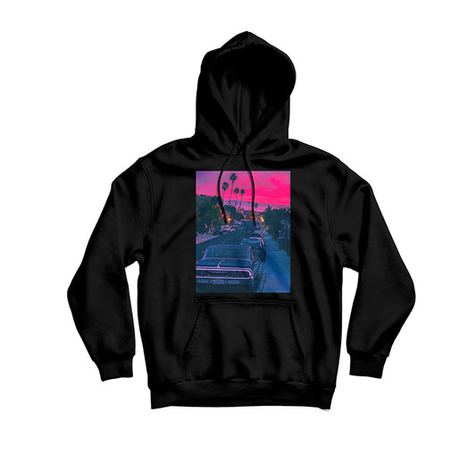 Retro Evening Graphic Unisex Hoodie