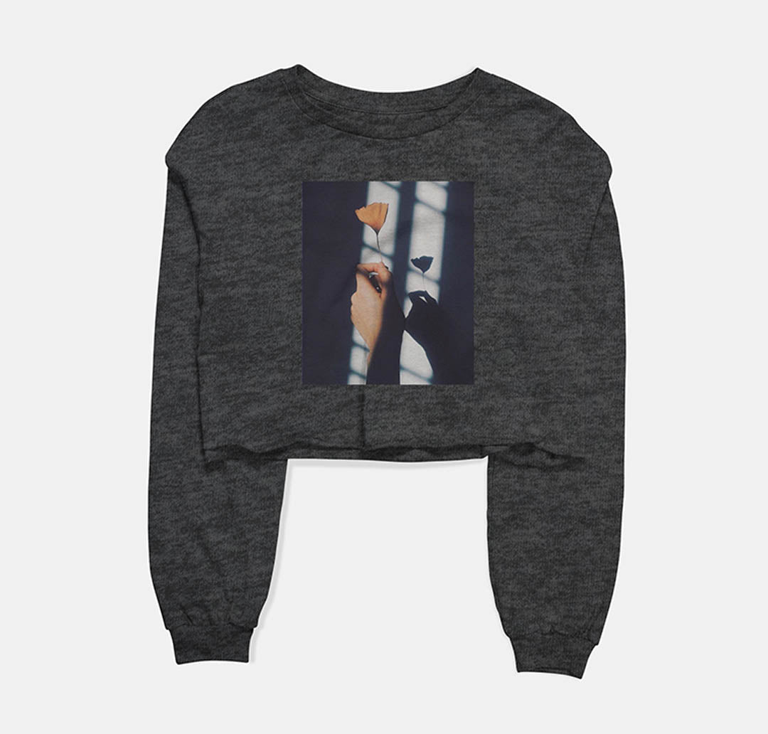 It's For You Graphic Cropped Sweatshirt