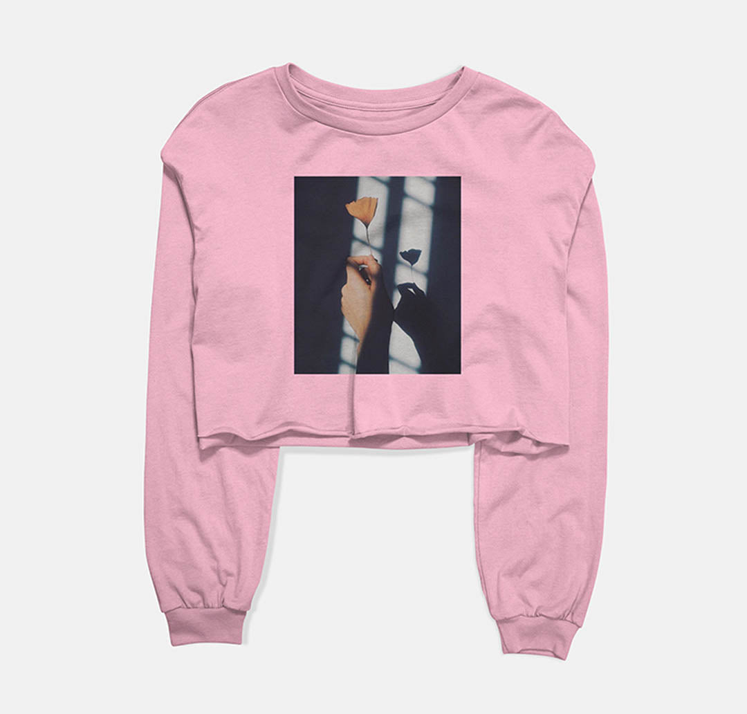 It's For You Graphic Cropped Sweatshirt