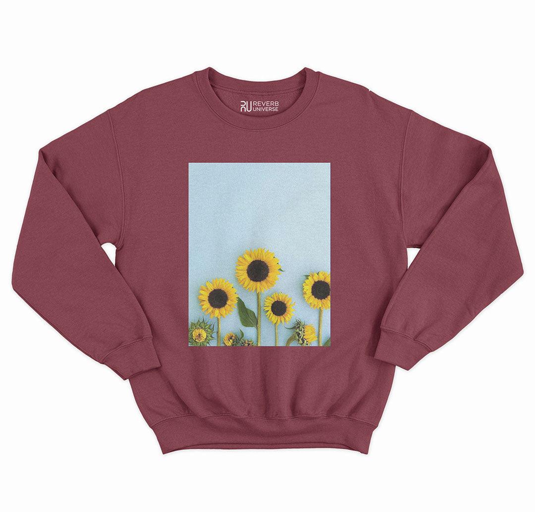 Sunflowers Everywhere Graphic Sweatshirt