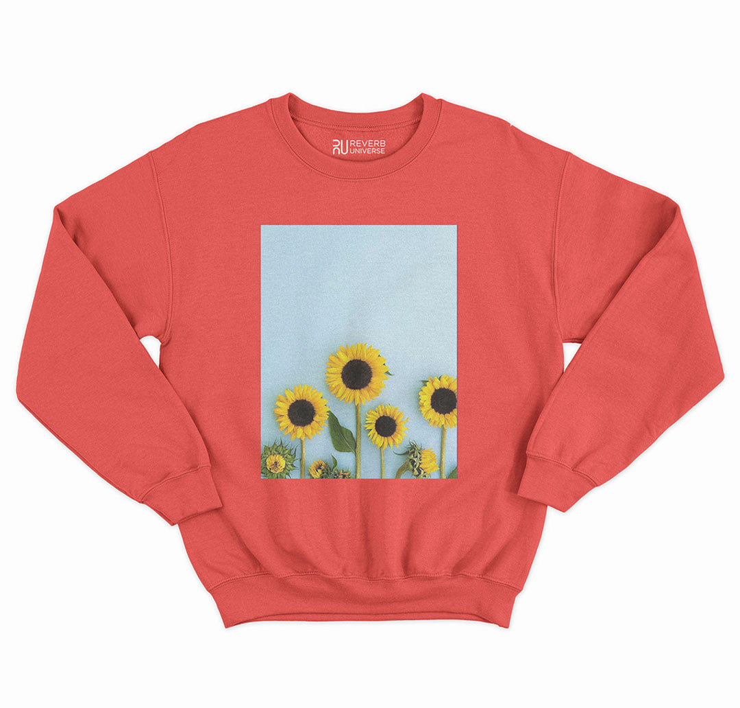 Sunflowers Everywhere Graphic Sweatshirt