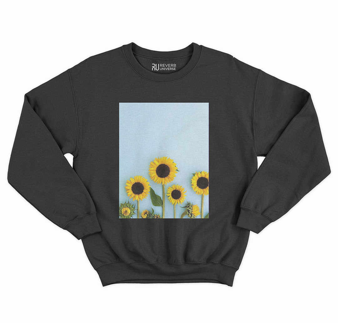 Sunflowers Everywhere Graphic Sweatshirt