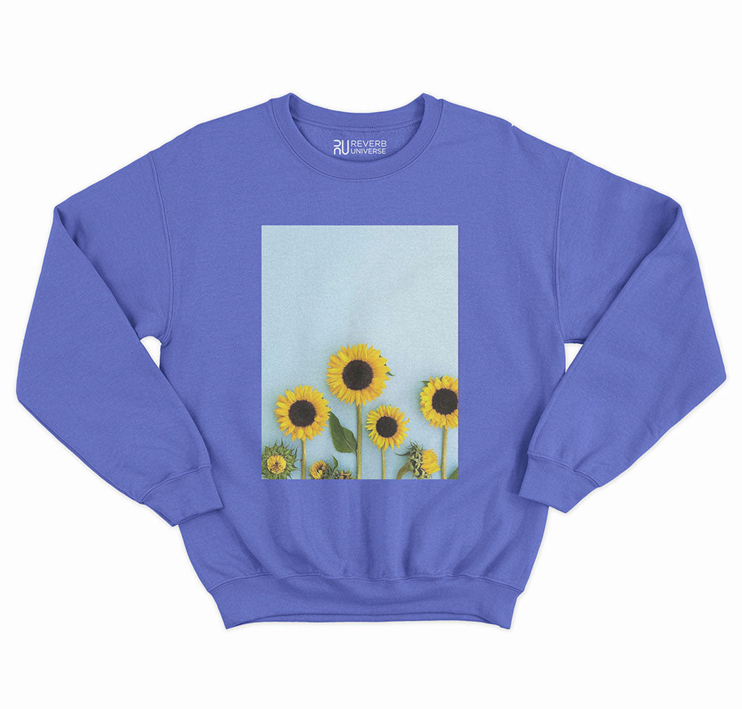 Sunflowers Everywhere Graphic Sweatshirt