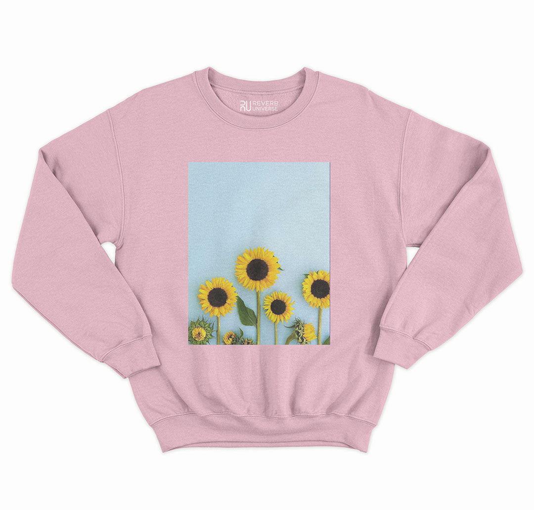 Sunflowers Everywhere Graphic Sweatshirt