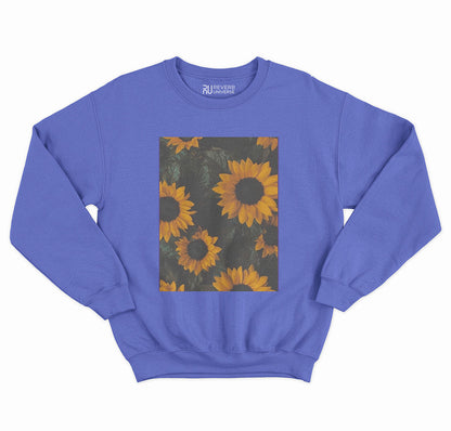 Sunflowers Blooming Graphic Sweatshirt