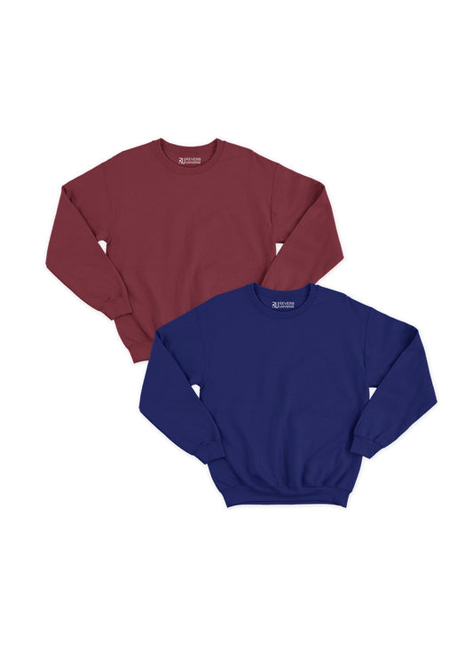 Pack of 2 Women's Basic Sweatshirts