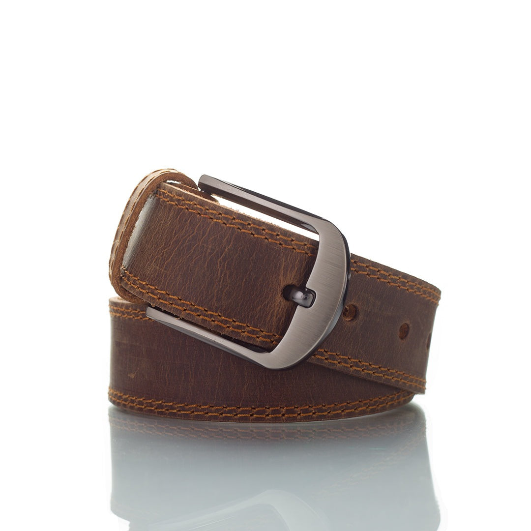 Chestnut Leather Belt