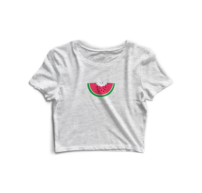 Melon Graphic Crop Top