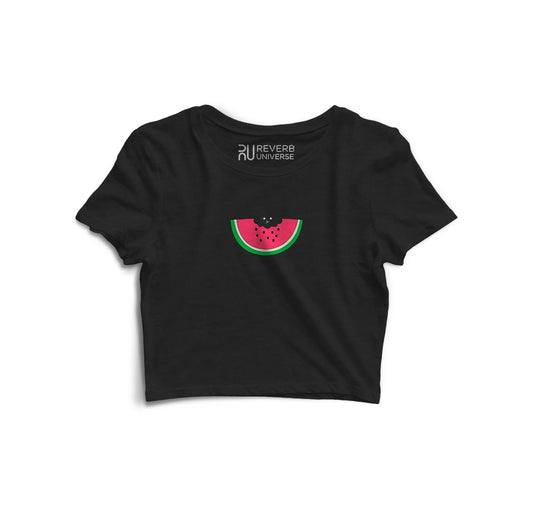 Melon Graphic Crop Top