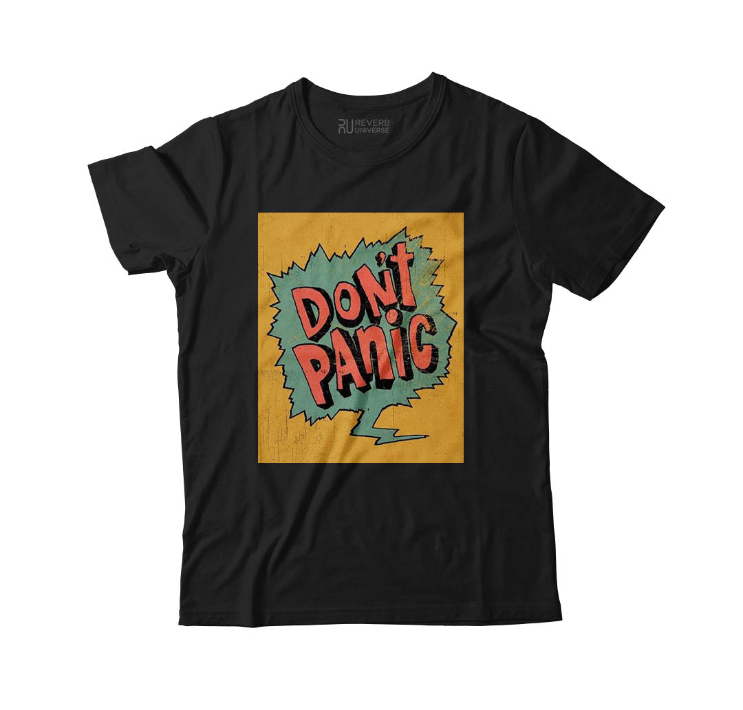 Don’t Panic Graphic Black Ltd Tee