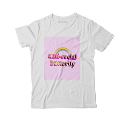 Anti-Social Butterfly Graphic Tee