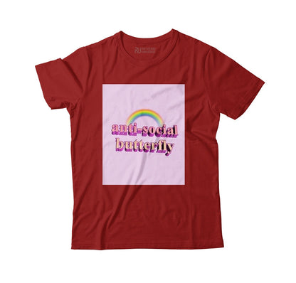 Anti-Social Butterfly Graphic Tee