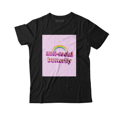 Anti-Social Butterfly Graphic Tee