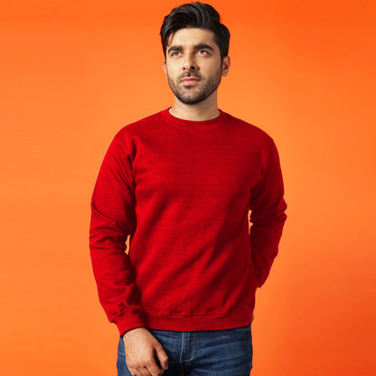 Basic Red Sweatshirt