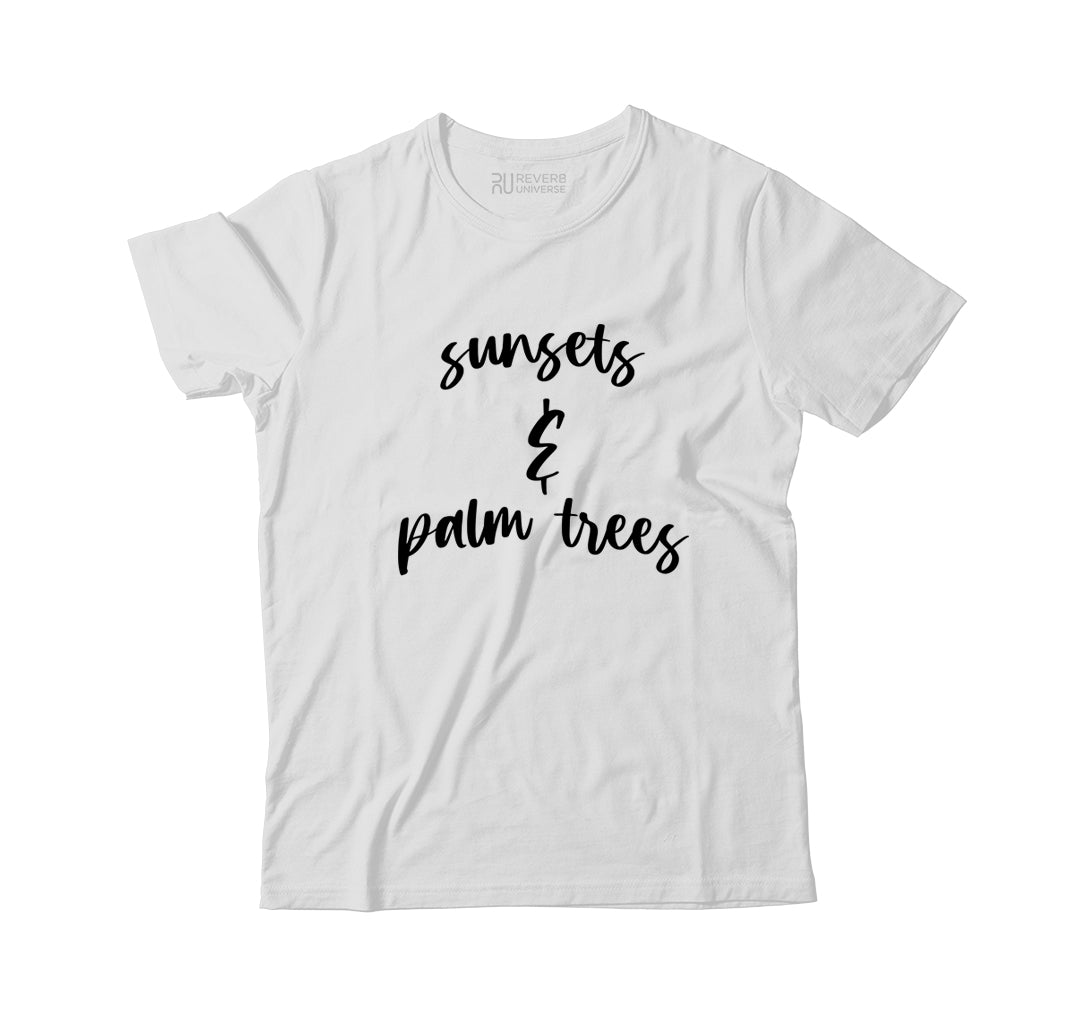 Sunsets & Palm Trees Graphic Tee