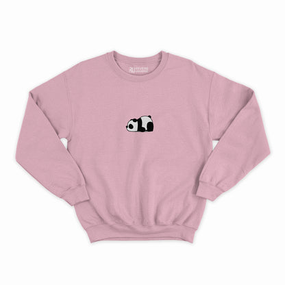 Tired Panda Graphic Sweatshirt