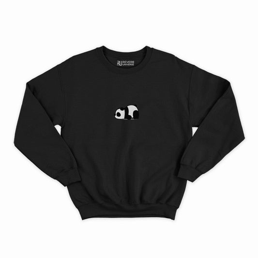 Tired Panda Graphic Sweatshirt
