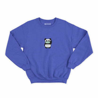 Panda In Covid Graphic Sweatshirt