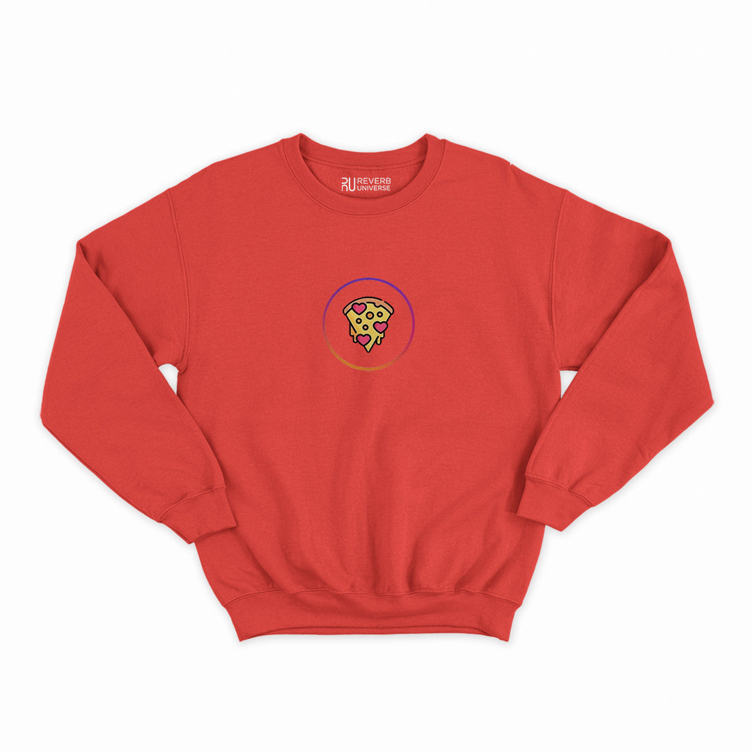 Pizza Graphic Sweatshirt